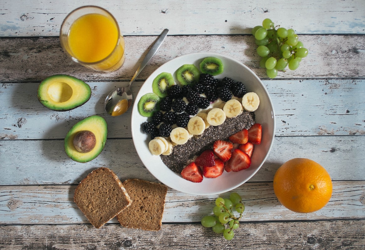 Frutta secca e frutta fresca